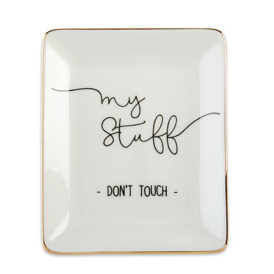 Kate Aspen My Stuff Ceramic Trinket Dish 2ct Michaels